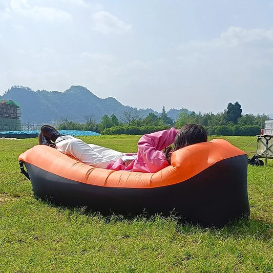Fast inflatable air sofa bed good quality 
Inflatable air bag - beach sofa   240*70cm
